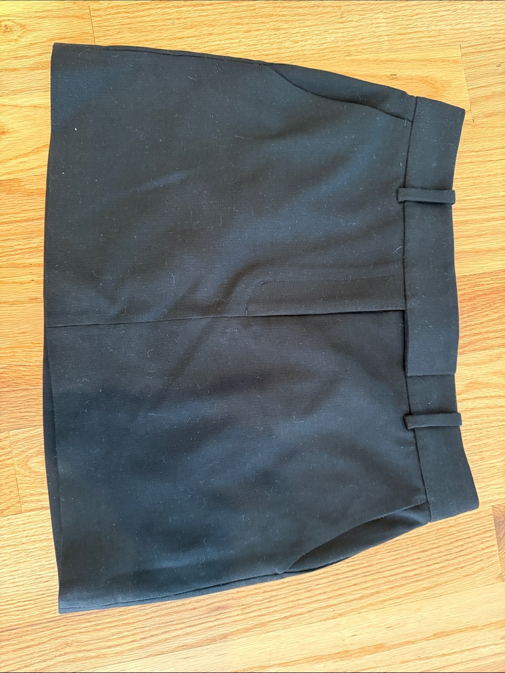 Club Monaco Black A-Line Mini Skirt